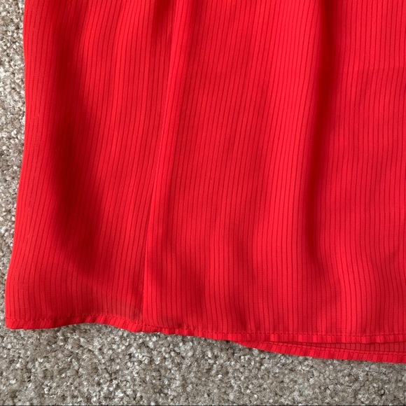 Vintage Sheer Red California Skirt - Picture 10 of 13